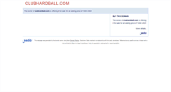 Desktop Screenshot of clubhardball.com